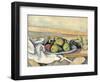 Still Life with Pears, C.1879-82-Paul Cézanne-Framed Giclee Print