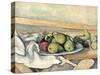 Still Life with Pears, C.1879-82-Paul Cézanne-Stretched Canvas