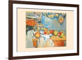 Still-Life with Pears-Paul C?zanne-Framed Premium Giclee Print