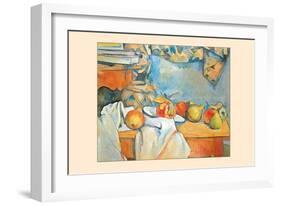 Still-Life with Pears-Paul C?zanne-Framed Art Print