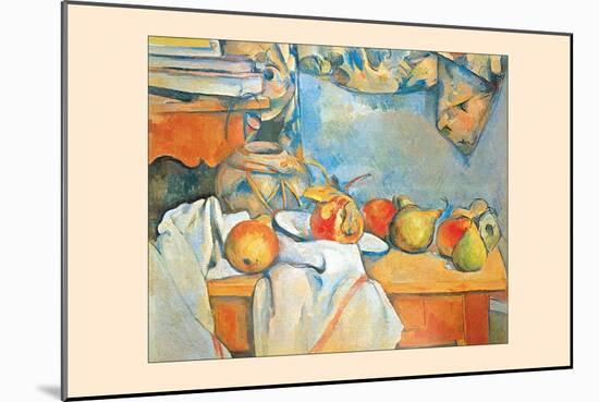 Still-Life with Pears-Paul C?zanne-Mounted Art Print