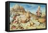 Still Life with Peasant and Hens-Giovanna Garzoni-Framed Stretched Canvas
