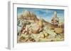 Still Life with Peasant and Hens-Giovanna Garzoni-Framed Giclee Print