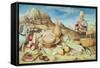 Still Life with Peasant and Hens-Giovanna Garzoni-Framed Stretched Canvas