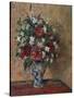 Still Life with Peonies and Mock Orange, 1872-1877-Camille Pissarro-Stretched Canvas