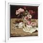 Still Life with Peonies-Carl Schuch-Framed Giclee Print