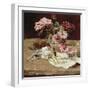 Still Life with Peonies-Carl Schuch-Framed Giclee Print