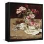 Still Life with Peonies-Carl Schuch-Framed Stretched Canvas