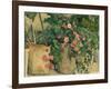 Still Life with Petunias, about 1885-Paul Cézanne-Framed Giclee Print