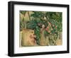 Still Life with Petunias, about 1885-Paul Cézanne-Framed Giclee Print