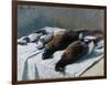 Still Life with Pheasants and Plovers, 1879-Claude Monet-Framed Giclee Print