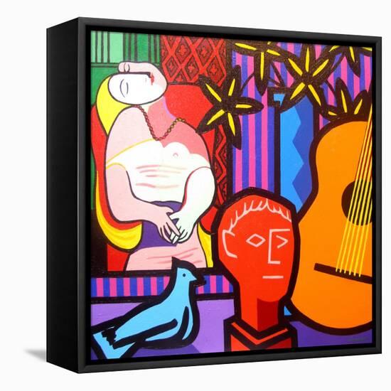 Still Life with Picassos Dream-John Nolan-Framed Stretched Canvas