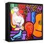 Still Life with Picassos Dream-John Nolan-Framed Stretched Canvas