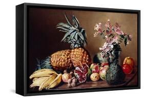 Still Life with Pineapples, 1908-Conrad Wise Chapman-Framed Stretched Canvas