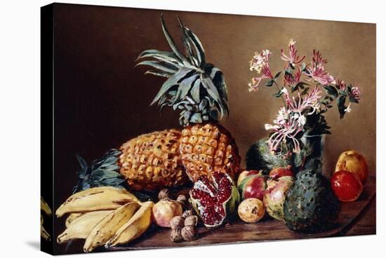 Still Life with Pineapples, 1908-Conrad Wise Chapman-Stretched Canvas