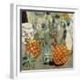 Still Life with Pineapples; Nature Morte a L'ananas, (Oil on Canvas)-Louis Valtat-Framed Giclee Print