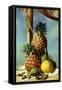 Still-Life with Pineapples; Nature Morte Avec Ananas, (Oil on Canvas)-Pierre Roy-Framed Stretched Canvas