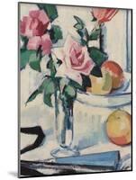 Still Life with Pink Roses-Samuel John Peploe-Mounted Giclee Print