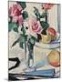 Still Life with Pink Roses-Samuel John Peploe-Mounted Giclee Print