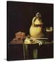 Still life with Pitcher and Beer Glass-Pieter van Anraadt-Stretched Canvas