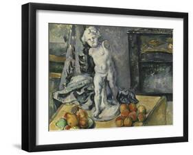 Still Life with Plaster Cupid, 1890s-Paul Cezanne-Framed Giclee Print