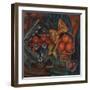 Still Life with Pomegranates and Fruit, 1930 (Oil on Canvas)-Mark Gertler-Framed Giclee Print