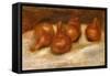 Still Life with Pomegranates-Pierre-Auguste Renoir-Framed Stretched Canvas