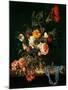 Still Life with Poppies and Roses-Willem Van Aelst-Mounted Giclee Print