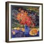 Still Life with Poppy-Malva-Framed Giclee Print