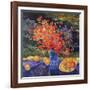 Still Life with Poppy-Malva-Framed Giclee Print