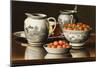 Still Life with Porcelain and Strawberries-Levi Wells Prentice-Mounted Giclee Print