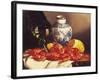 Still Life with Prawns-Edward Ladell-Framed Giclee Print