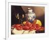 Still Life with Prawns-Edward Ladell-Framed Giclee Print