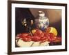 Still Life with Prawns-Edward Ladell-Framed Giclee Print