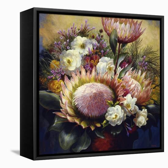 Still Life with Protea-Elizabeth Horning-Framed Stretched Canvas