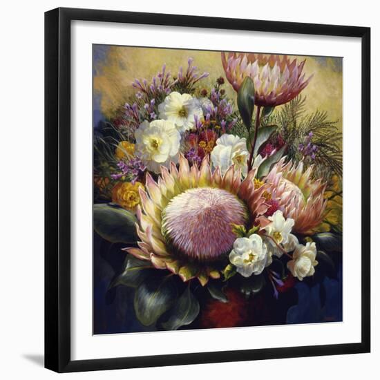 Still Life with Protea-Elizabeth Horning-Framed Giclee Print