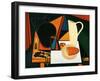 Still Life with Purple Mug, C.1960-Emil Parrag-Framed Giclee Print