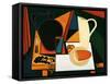 Still Life with Purple Mug, C.1960-Emil Parrag-Framed Stretched Canvas