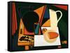 Still Life with Purple Mug, C.1960-Emil Parrag-Framed Stretched Canvas