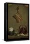 Still Life with Quarter of Meat, Sugar Bread, Copper Kettle and Cup-Jean-Baptiste Oudry-Framed Stretched Canvas