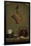 Still Life with Quarter of Meat, Sugar Bread, Copper Kettle and Cup-Jean-Baptiste Oudry-Framed Giclee Print