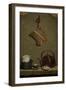 Still Life with Quarter of Meat, Sugar Bread, Copper Kettle and Cup-Jean-Baptiste Oudry-Framed Giclee Print