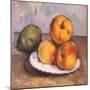 Still Life with Quince, Apples, and Pears, 1886-Paul C?zanne-Mounted Premium Giclee Print