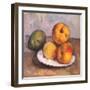 Still Life with Quince, Apples, and Pears, 1886-Paul C?zanne-Framed Giclee Print