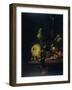 Still Life with Quinces, Medlars and a Glass-Martinus Nellius-Framed Art Print