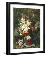 Still Life with Raspberries-Jean Baptiste Claude Robie-Framed Giclee Print