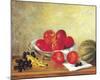 Still Life with Red Apples-William Galvez-Mounted Art Print