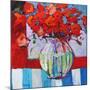 Still Life with Red Flowers-Patty Baker-Mounted Art Print