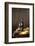 Still Life with Red Wine, Fruit and Cheese-Brigitte Protzel-Framed Photographic Print