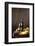 Still Life with Red Wine, Fruit and Cheese-Brigitte Protzel-Framed Photographic Print